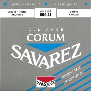 サバレス 弦 SAVAREZ 500AJ コラムアリアンス×6SET クラシックギター弦 ハイテンション