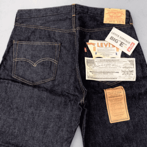 バレンシア工場製 1955年モデル LEVI’S 501XX 501-0003 W36 L36 デッドストック 米国製 リジッド 50s 55s アメリカUSA製 55501 555 未使用