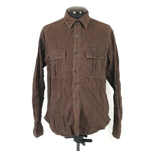 stormy blue/ストーミーブルー★長袖シャツ【Mens size -L/茶/brown】Pherrow