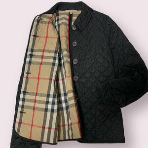 BURBERRY BRIT バーバリー キルティングジャケット M レディース 裏地ノバチェック