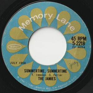 Jamies Summertime, Summertime / Searching For You Epic US 5-2218 201933 ROCK POP ロック ポップ レコード 7インチ 45