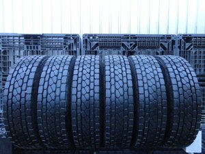 ●4372 ミックス イボ付10分山 ブリヂストン エコピア M801 225/80R17.5 123/122L 6本 2022年製