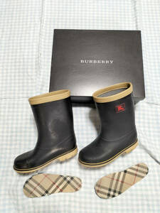 Burberryバーバリーのレインシューズ長靴21.0㎝