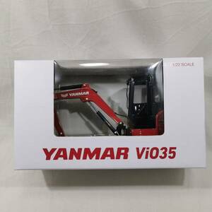 未使用 ヤンマー YANMAR 1/22 ViO35 赤 レッド 黒 ブラック Excavator ダイキャスティングメタル ミニカー