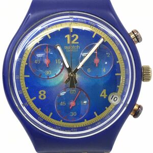 Swatch スウォッチ マイケルジョンソン 金メダル 記念モデル 腕時計 クオーツ コレクション コレクター クロノグラフ 電池交換済 動作OK