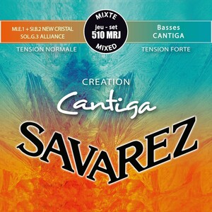 サバレス 弦 SAVAREZ 510MRJ CREATION Cantiga Mixd tension SET クラシックギター弦 クリエーション カンティーガ ミックスドテンション