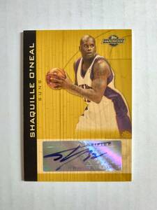 SHAQUILLE O’NEAL（サンズ）08-09 Topps Hardwood Basketball　直筆サインカード　15/19