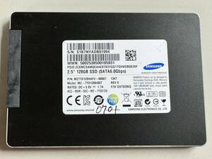 SAMSUNG SSD 128GB【動作確認済み】0701