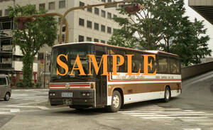 Ｆ【バス写真】L版１枚　西鉄バス　西工ネオロイヤルC-Ⅱ　武雄競輪送迎車