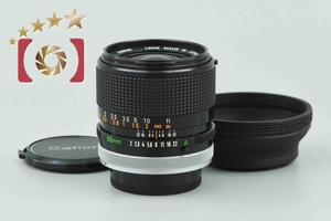 【中古】Canon キヤノン FD 35mm f/2 S.S.C.