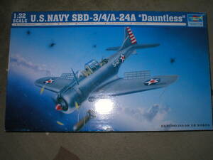 ★【TRUMPETER トランペッター 1/32 U.S.NAVY SBD-3/4/A-24A Dauntless】ドーントレス