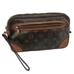 1円スタート ジャンク ルイヴィトン マルリードラゴンヌ GM M51825 モノグラム セカンドバッグ クラッチバッグ TH8902 LOUIS VUITTON 