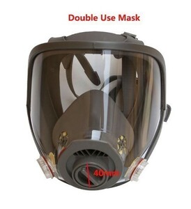 H271★防毒マスク ホース付き カートリッジなし 絵画 スプレー ガスマスク フルフェイス フェイスピース 安全 作業 防塵 修理
