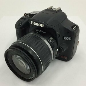 CANON キャノン デジタル一眼レフカメラ ボディ EOS KISS X3 / レンズ ZOOM LENS EF-S 18-55mm 1:3.5-5.6 通電未確認【CDAM2045】