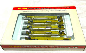 ● 新品 未使用 ② Walthers Double Stack Car TTX#72855 （ 932-8108 ）Thrall 5-Unit 48ft ウォルサーズ　ダブルスタック5ユニット