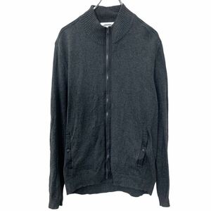 Calvin Klein ジップアップセーター カルバンクライン ブラック 古着卸 アメリカ仕入 t2209-3116