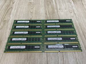 #8623-0613 ☆10枚SET/在庫＠43☆ SAMSUNG 1Rx4 PC3L-12800R ( 8GB ) メモリ RAM ECC Registered DIMM 発送サイズ:60予定