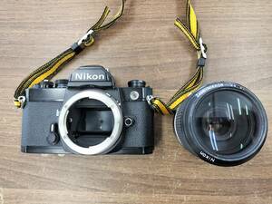 Nikon ニコン人気の高級一眼レフカメラ FM（黒）ボディ　レンズ　Zoom-NIKKOR 43-86mm F3.5