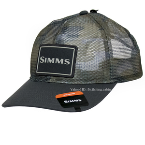 SIMMS シムス メッシュ オールオーバー トラッカー ハット ヘックス フロー カモ アース