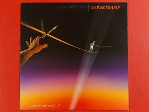 ◇米盤 Supertramp スーパートランプ/Famous Last Words/LP、SP-3732 #L16YK1