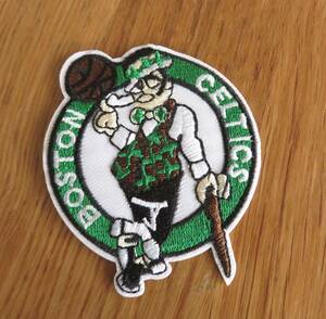  MD緑茶■新品未使用NBAボストン・セルティックスBoston Celtics 刺繍ワッペン（パッチ）◆バスケットボール◎アメリカ　　スポーツ◆◇