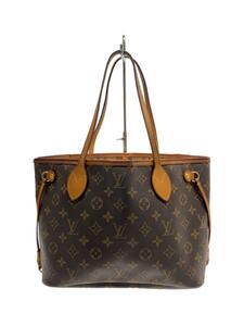 LOUIS VUITTON◆1)ネヴァーフルPM_モノグラム・キャンバス_BRW/PVC/BRW