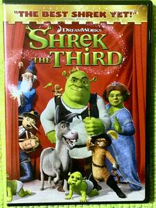 アメリカDREAM WORKS製アニメ英語版DVD・SHReK THE THiRD♪