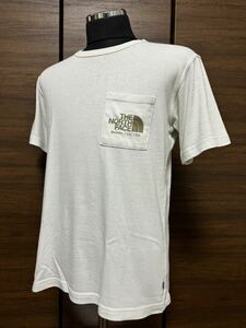 THE NORTH FACE PURPLE LABEL (ザ・ノースフェイスパープルレーベル） Logo Pocket Tee（ロゴポケットティー）NT3704N ホワイト M レア