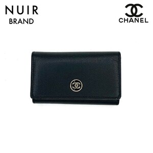 シャネル CHANEL キーケース ココマーク 2006-2008年 カーフ ブラック