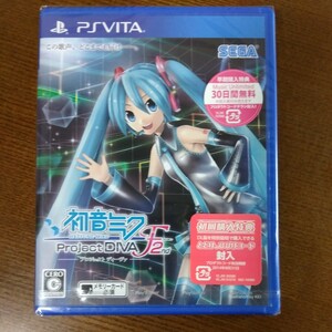 新品未開封 PS VITA 初音ミク Project DIVA F 2nd プロジェクト ディーヴァ エフ セカンド PSV psvita