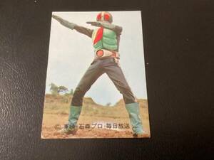 良品　旧カルビー　仮面ライダーカード　No.38　T版