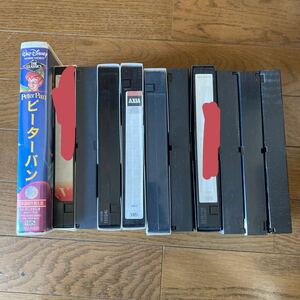中古VHS ビデオテープ 10本　処分　ピーターパン　ディズニー
