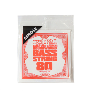 ERNIE BALL 1680 .080 NICKEL WOUND BASS SINGLE エレキベース用バラ弦