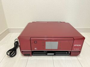 【外観美品】EPSON EP-805AR レッド インクジェット複合機 A4プリンター コピー機 エプソン