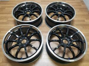 【美品】18インチ 8J +48 PCD112 ADVAN Racing RS-D アドバン VW ゴルフ Golf 8K系 Audi アウディ A4 S4 4F系 A6 TT ベンツ RS RZ TC GT RG