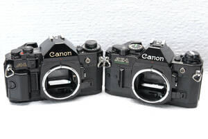 Canon キャノン製 昔の高級一眼レフカメラ（AE-1PROGRAM + A-1）2台まとめて 希少品