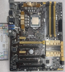M5106　 中古良品マザーボード　　ASUS-Z87-PLUS　+　Corei7-4770S　CPU内蔵　動作確認済・