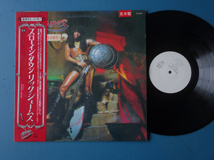 白プロモ 良盤 リック・ジェームス Rick James 1982年 LPレコード スローイン・ダウン Throwin