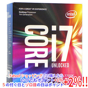 【中古】Core i7 7700K 4.2GHz LGA1151 91W SR33A 元箱あり [管理:1050006227]