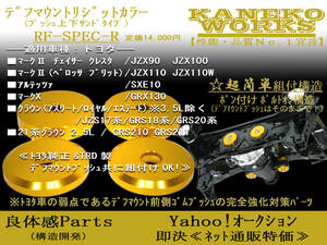 マーク2JZX90JZX100JZX110SXE10GRX130_クラウン3.5L除くJZS17系GRS18系GRS20系GRS210GRS211 KANEKOWORKSデフマウントリジットカラーRFR