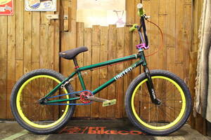 自転車　BMX STREET 20インチ UNITED G-SLAT トランスグリーン 即決 送料無料 新品未使用 クロモリ限定 FACTORY FULLCUSTOM