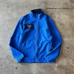 The North Face ソフトシェルジャケット 企業ロゴ デザイン古着