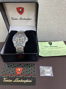 ◎Tonino Lamborghini トニーノ ランボルギーニ メンズ腕時計 マルチファンクションクォーツ 世界1000個限定 腕周り約17.5cm ※不動品