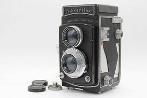 【訳あり品】 Nikkenflex H C Nikken Anastigmat 7.5cm F3.5 二眼カメラ s3537