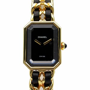 シャネル プルミエールL ブランドオフ CHANEL GP（ゴールドメッキ） 腕時計 GP/革 中古 レディース