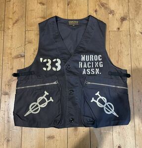 フリーホイーラーズ FREEWHEELERS ベスト MUROC RACING ASSN VEST 38 マッコイズ アメカジ ワークウエア バイカー ホットロッド