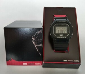 中古 G-SHOCK スパイダーマン3　DW-5600VT ブラック Gショック 腕時計