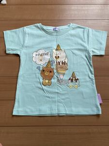 ★未着用新品！あいすくりん☆プリントがかわいい！半袖Tシャツ　120☆送料185円★