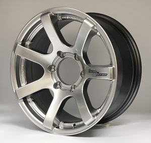 ハイエース LENSO RTC 17x8.0 +20 6H-139.7 ハイパーシルバー GY NASCAR 215/60R17セット 200系 要オーバーフェンダー レンソ