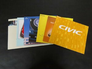 ◇Y194/HONDA CIVIC カタログまとめ 計7点セット/ホンダ/シビック/アクセサリーカタログ/旧車カタログ/1円～